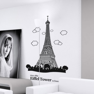 나무자전거 그래픽스티커[m]에펠탑, 나무자전거