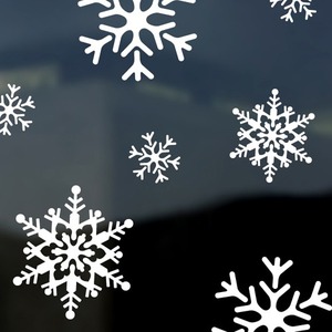 [나무자전거] 크리스마스스티커 [ahu] 헤바3(대)/눈꽃, 나무자전거