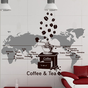 나무자전거  그래픽스티커 [GG] im103-COFFEE BELT(커피벨트-최상급 원두 원산지 지도), 나무자전거