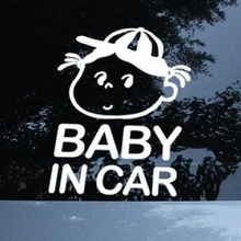 나무자전거 그래픽스티커[mk] Baby in car_mk05, 나무자전거